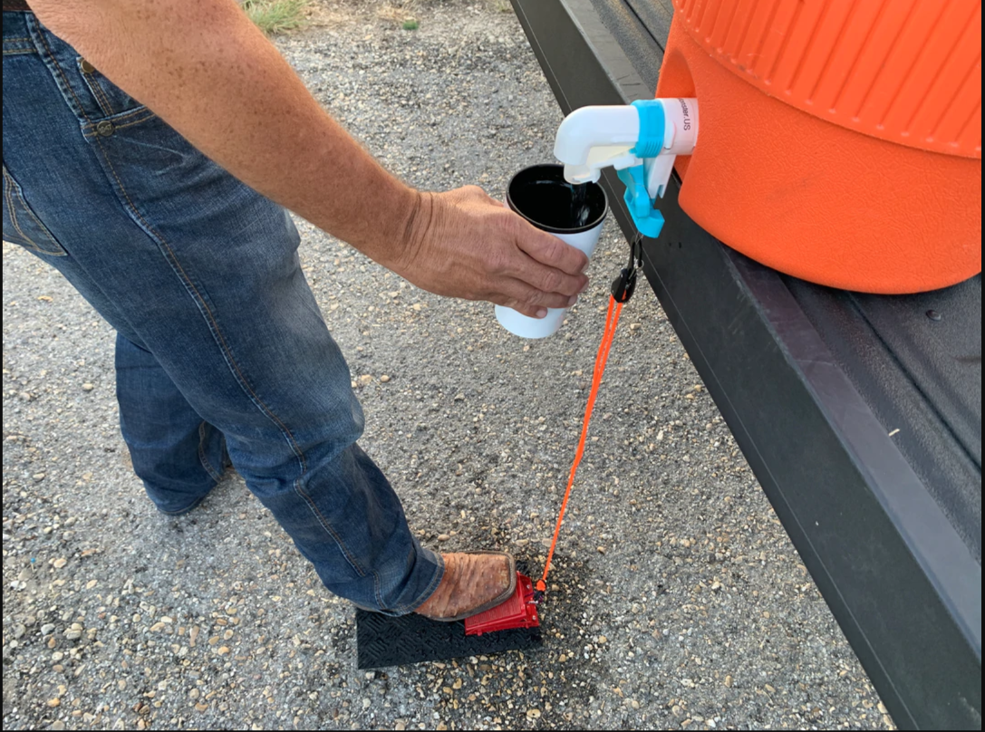 Foot Operated Water Dispenser | H20 Solutions for Events